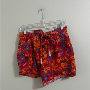 C&C California Red Floral Shorts